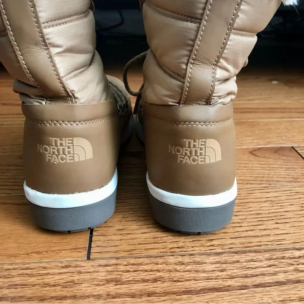 The North Face Sierra Luxe Waterproof Almond Butter/Falcon Brown Women’s Size 8